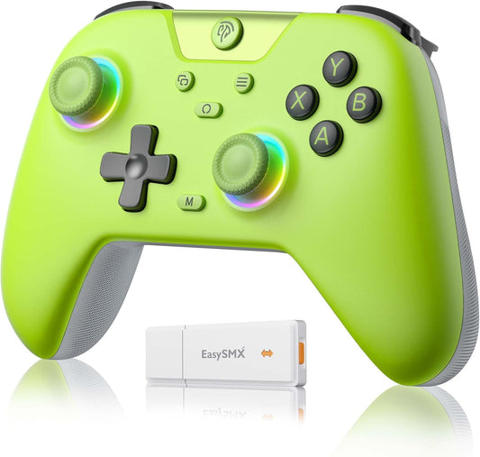 Manette Switch Sans Fil Bluetooth Rechargeable Autonomie 20h VERT