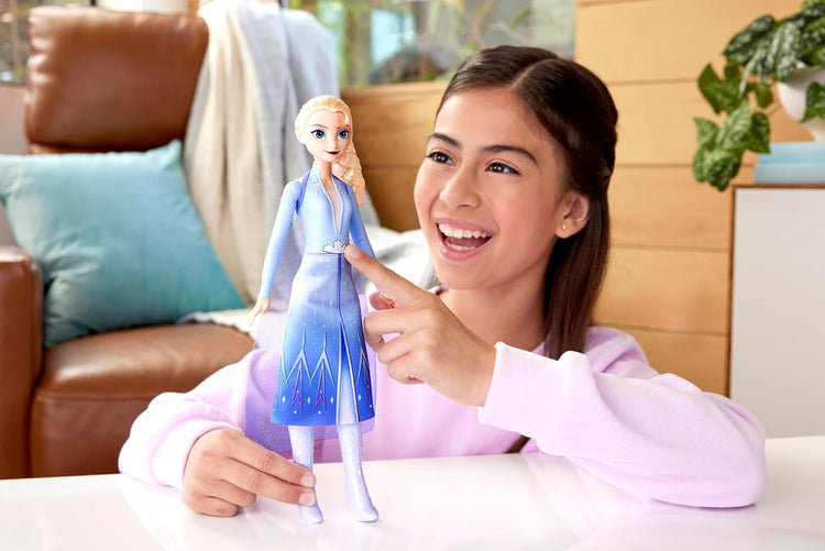 Mattel Disney La Reine des Neiges 2 Elsa "Dans Un Autre Monde" Poupée Chantante Habillée Tenue Emblématique