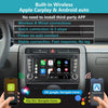 Autoradio Audi A4 B6/B7 2004-2008,avec Système Linux & Écran IPS 7",CarPlay sans Fil et Android Auto Intégrés,Commandes au Volant d'origine,Bluetooth 5.0,RDS AM/FM,USB,EQ/DSP & Puissance Élevée
