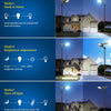 Lampadaire Solaire Exterieur, OHF-Plus Projecteur Led Solaire Exterieur, IP67 Étanche Eclairage Lampe Exterieur Puissante pour Jardin, Cour, Garage