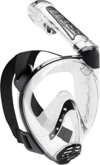 Cressi Duke Masque Complet Intégral Snorkeling Tuba Dry Mixte Adulte Taille M/L TRANSPARENT/NOIR