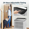 Déshumidificateur d'Air 16L/jour Ultra-silencieux, Contrôle Central Intelligent, Mode AUTO, Indicateur d'humidité, Minuterie 24H, Plus Puissant, Plus Efficace