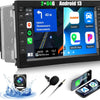 Autoradio 2G+64G 7“ Radio pour VW Golf 4 Polo Sharan Jetta MK4 T5 Multivan avec Carplay sans Fil Android Auto Bluetooth Autoradio avec Caméra de Recul WiFi GPS FM/RDS Mirror Link SWC +Canbus