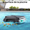 Skimmer WYBOT F1 Piscine Hors Sol Double Énergie (Solaire + Batterie), Nettoie La Surface De L’Eau, Pilotage par App, Fonctionne 24h/24, pour Toutes Piscines – Robot Piscine sans Fil