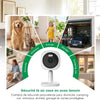 Caméra Intérieure Magnétique 3MP 2K, Vision Nocturne Couleur 0,01 Lux Caméra Intérieure Wi‑Fi, Détection Mouvement Humain, Audio Bidirectionnel, Étanche IP65, Compatible Alexa Et Google