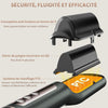 Brosse Lissante Pour Cheveux Ionique Lisseur Cheveux, Peigne Chauffant Professionnel Peigne de fer à lisser avec 9 Réglages de Température et Écran LCD