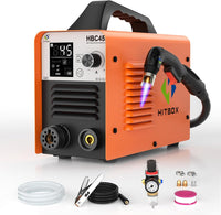 Découpeur Plasma Amélioré 45A, Arc Pilote Non HF, Affichage Numérique LED, IGBT 230V, Coupe en Grille, Max. 15 mm HBC45II