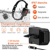 Clôture GPS sans Fil pour Chiens, pour Grands Espaces Ouverts et Utilisation en Extérieur, Étanche Précise Électrique Système Clôture Collier avec la Nouvelle Puce Signal GPS, Rayon 30-916m