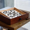 Jeu de Labyrinthe en Bois, Jeu d'équilibre Labyrinthe de qualité supérieure, Plateau Classique Robuste de 33,5 cm, défi de Coordination œil-Main