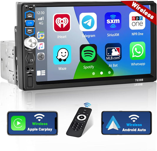 Autoradio 1DIN Android Ecran Tactile 7" Connexion Bluetooth IOS/Android Caméra de recul