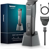Tondeuse Corps Intime Homme Etanche IPX6 Longeur Réglable Rasoir Intime Homme pour Dos, Parties Intimes, Poitrine, Jambe