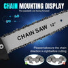 Tronçonneuse électrique sans fil de 30,5 cm - Compatible avec Makita 18 V - Avec lubrification automatique de la chaîne - Pour sécateur, coupe du bois (sans batterie)