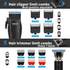 Tondeuse à cheveux professionnelle pour homme, sans fil, tondeuse à barbe, rasoir nasal, rechargeable par USB, kit complet de tondeuse électrique