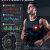 Montre Connectée Appels Bluetooth Assistant Vocal Intégré Ecran 1,39" Etanche Tracker NOIR