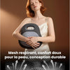 Masseur Dos et Cervicales avec Chaleur pour Soulagement Douleur, EZBack Go Massage Shiatsu 4D Tissus Profonds, Coussin Massant avec Poignée Bureau et Maison