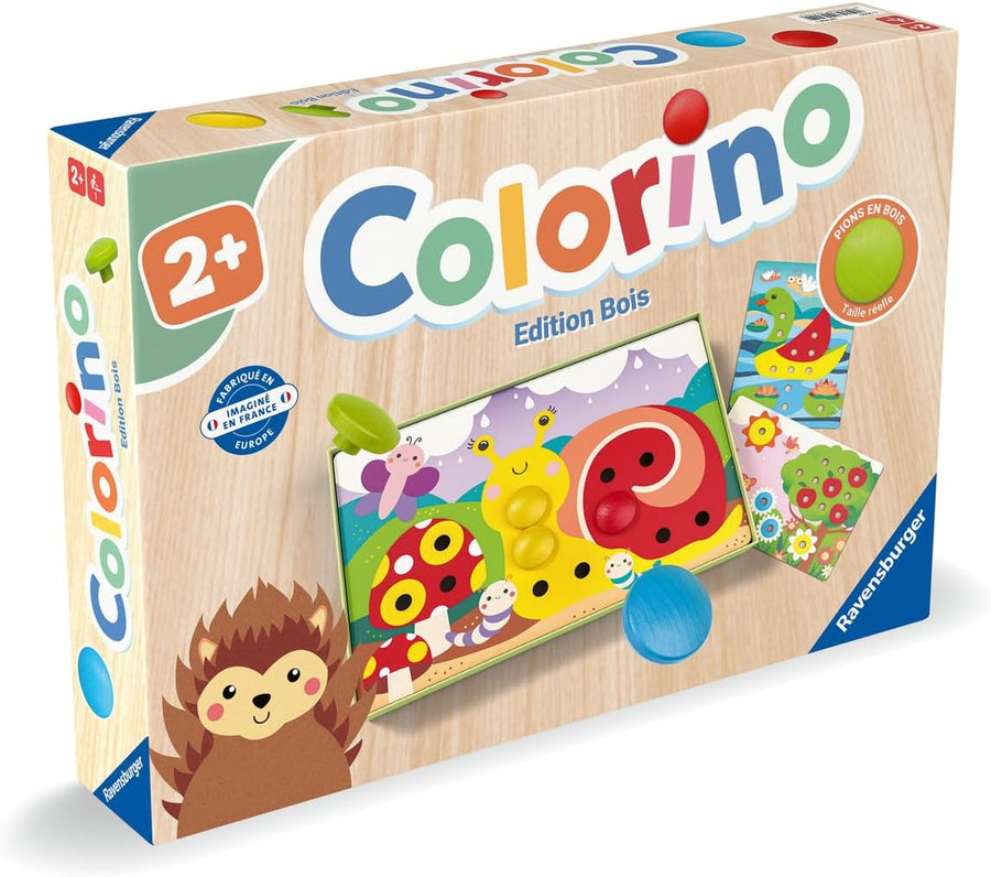 Ravensburger - Colorino - Jeu Éducatif en Bois dès 2 Ans - Apprendre Les Couleurs - Développement de la Motricité et de la Créativité - 24704 - Version Française