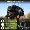 Casque Vélo Adulte Homme Femme - Casque de Cyclisme Léger et Réglable Certifiée CE 15 Aérations Doublure Amovible Taille L 59-61cm Noir Mat