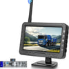 Caméra de Recul sans Fil, Moniteur TN 4,3 Pouces, Étanche IP68/Vision Nocturne Grand Angle/Lignes de Guidage Réglables/Inversion Image pour Voiture Camion Fourgon Caravane