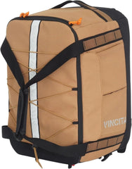 Sac de voyage BDR pour vélo pliable – Sac à dos, sac de sport, sac de rangement combiné avec KLICKfix UniKlip 2.0 37L | résistant à l'eau MARRON