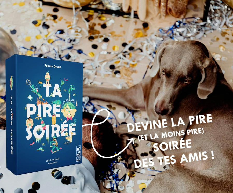 TA Pire SOIRÉE - Jeu d'ambiance - Découvre La Pire Soirée de tes Amis ! Fun et Hilarant ! Fous rires garantis !