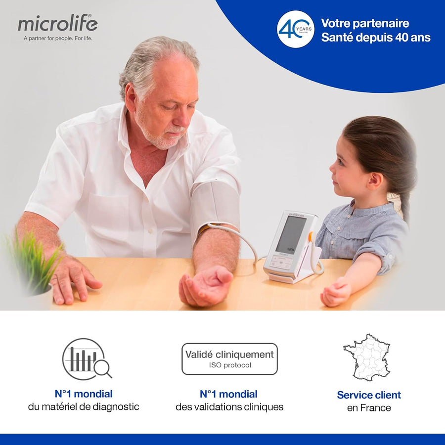 Microlife NEB 200 Nébuliseur, Qualité Professionnelle, Utilisation Intensive, Vitesse de Traitement Ultra-Rapide, Tous Types de Médicaments, Remboursement LPPR