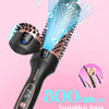 Brosse Chauffante, Blowout Boost Ionic Thermal Brush, Pour Des Cheveux Plus Lisses, 5 Réglages de Température, Moins Endommagé, Baril de 38 mm