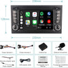 Autoradio Audi A4 B6/B7 2004-2008,avec Système Linux & Écran IPS 7",CarPlay sans Fil et Android Auto Intégrés,Commandes au Volant d'origine,Bluetooth 5.0,RDS AM/FM,USB,EQ/DSP & Puissance Élevée