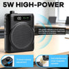 Amplificateur de Voix sans Fil, Portable amplificateur de Voix, Mini amplificateur Vocal avec 2 Microphones à Revers, Amplificateur Vocal
