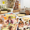 Ensemble Table et Chaises pour Enfants Garçons Filles, Table d'Activités en Bois, Idéal pour La Salle de Classe, Maison, Crèche Ou Jeux