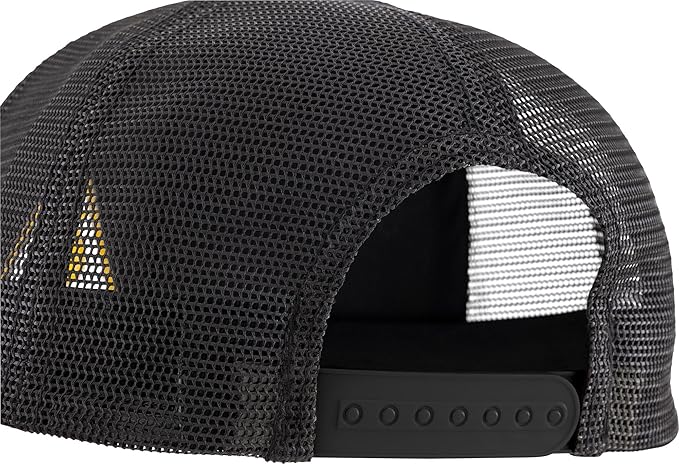 CRESSI Cap - Casquette avec Visière Sportive et Fonctionnelle, Noir/Jaune, Taille Unique Unisex