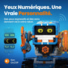 Robot Télécommandé Programmable Cadeau Garçon 8-12 Ans 5 en 1 Jeu de Construction STEM Robotique avec Yeux LED Interactifs, Cadeau d'Anniversaire Éducatif pour Enfants, 773 Pièces