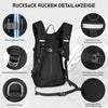 Sac à Dos d'hydratation 18L avec Poche d'hydratation 3L, Grand Sac de Rangement Daypack  Pour Vélo Course