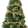 Sapin de Noël Artificiel en PVC 165cm avec 800 Pointes, 3 Parties pour Montage Facile, Compact, Support Métallique