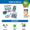 Jeux Educatif Apprentissage Corps Humain-Coffret éducation Positive pour Enfants-3 à 8 Ans