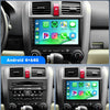 Autoradio 2 Din 4G+64G 7 Pouces Android, Écran Tactile Carplay sans Fil 2 Din Autoradio avec Android Auto Mirror Link GPS Navi Bluetooth WiFi/FM/RDS/EQ/SWC/USB Caméra de Recul