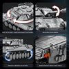 Jouet Construction Char Leopard 1 Militaire, Set de Construction 1:26 pour Adultes, Char de Combat Guerre Froide, Modèle Sous Licence World of Tanks, Cadeau pour Passionnés Militaires (1273 Pièces)
