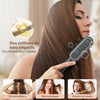 Brosse Lissante Pour Cheveux Ionique Lisseur Cheveux, Peigne Chauffant Professionnel Peigne de fer à lisser avec 9 Réglages de Température et Écran LCD
