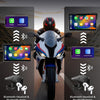 Carplay Moto 7 Pouces avec 2 Méthodes d'alimentation, GPS Moto Android Auto avec écran de Moto étanche 2,5D IPS, Double Assistant Bluetooth