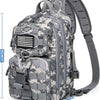Sac à Dos de Pêche avec Support de Canne à Pêche, Sac de Pêche Portable en Bandoulière, Sac de Pêche Imperméable et Multi-Poches pour Pêche, Randonnée et Voyage