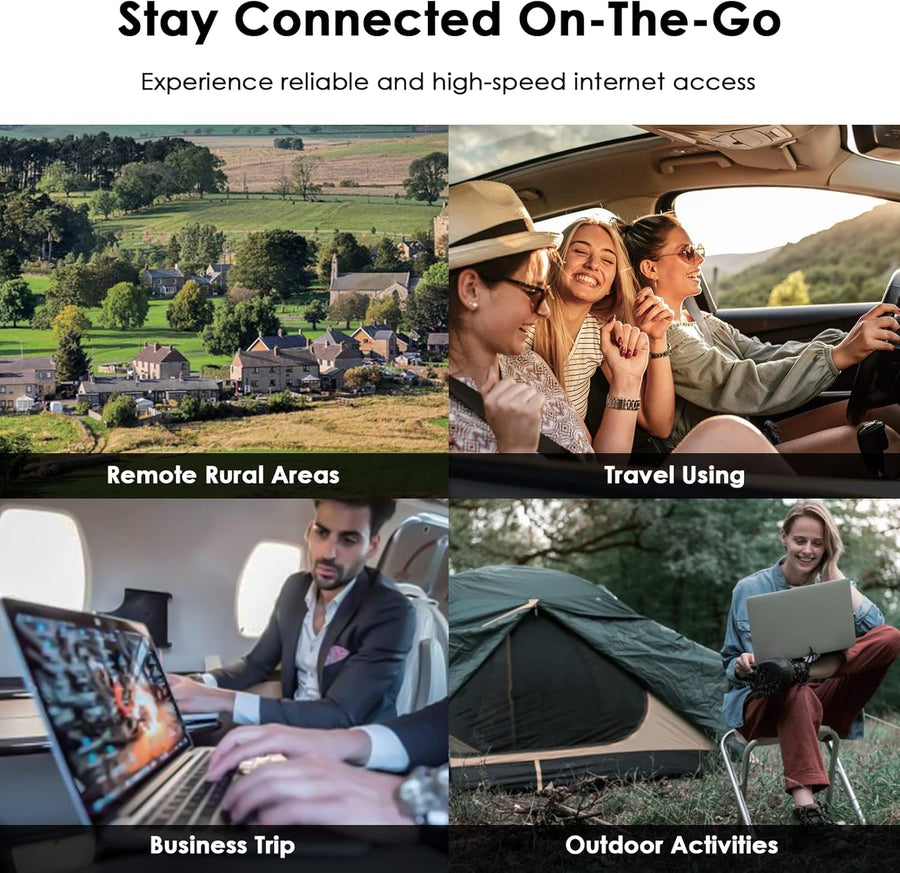 WAVLINK N300 Routeur 4G LTE avec Chipset Qualcomm - Routeur Mobile Haut Débit jusqu'à 150Mbps, WiFi 300Mbps, Slot Carte SIM, 4 Antennes 5dBi, Installation Facile, Compatible Tous Opérateurs