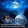 Projecteur 2-en-1 « Ciel étoilé et éclipse lunaire » et veilleuse, musique intégrée, lampe « Éclipse lunaire et galaxie » pour la décoration de la chambre d'enfant, détente avant le coucher, cadeaux d'anniversaire pour enfants