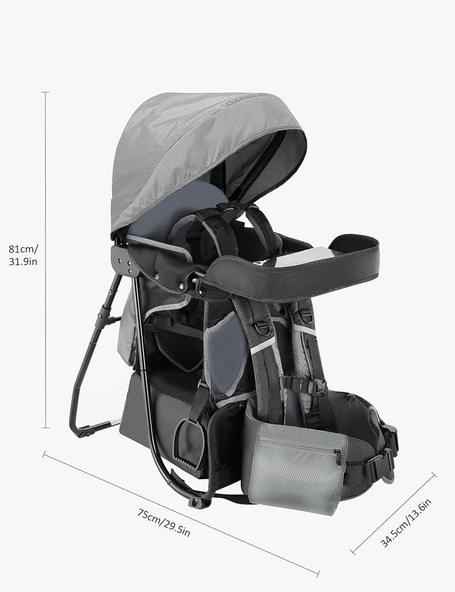 Sac à Dos de Transport pour Enfants - Plateau de Voyage Innovant 3 en 1, Montagne, Indépendant Détachable