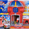 PAW Patrol - Pat Patrouille - Caserne De Pompiers Fire Rescue - Voiture Figurine Marcus À Collectionner - Effets Sonores Et Lumineux - Pat Patrouille Jouet - Voiture Enfant