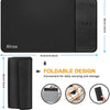 Grand Tapis De Souris Charge Sans Fil Induction Charge Rapide Smartphone Antidérapant NOIR