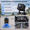 Ecran CarPlay Autoradio 1 DIN 6,86" InCell, Android Auto sans Fil Trajets et Voyages Stationnement Facile Caméra 12 LED Touches Piano Bluetooth 5.0 FM Commandes Volant Type-C 4×45 W