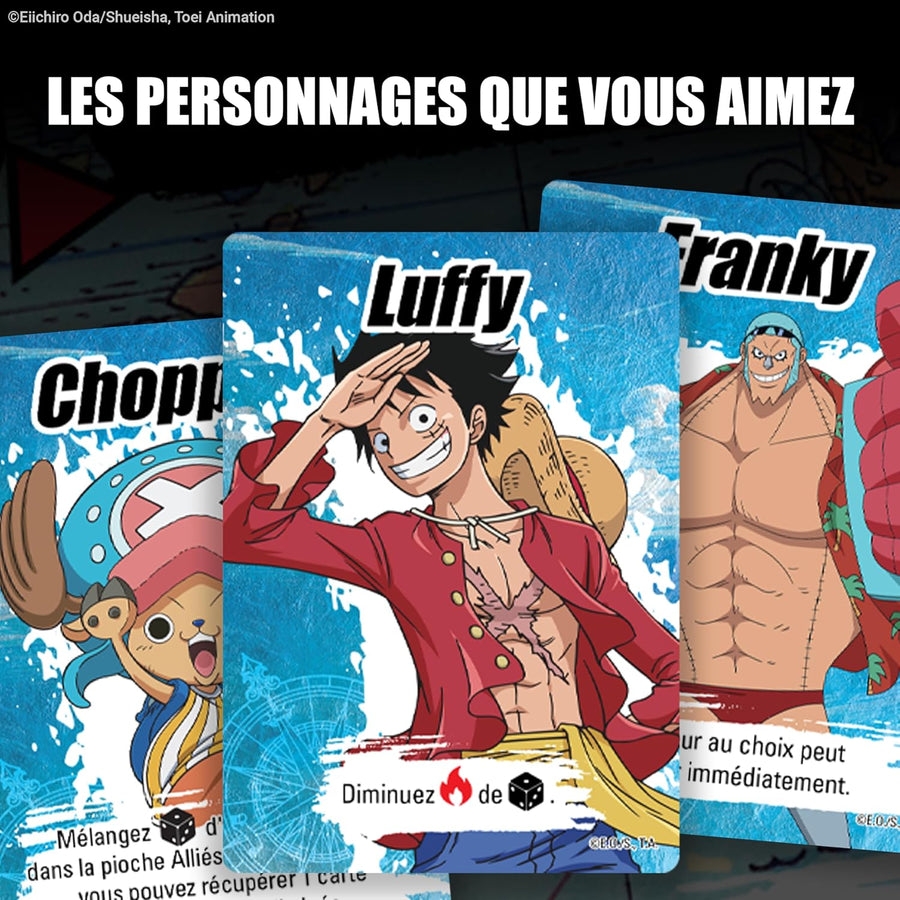 Ravensburger - Jeu de Société One Piece Nakama - Alliés & Ennemis - Jeu de Société Manga Coopératif - 1-5 Joueurs - 10 Ans et Plus - Partie de 30 Minutes - Version Française