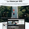 Dashcam Voiture Avant Arriere, STARVIS 2 Sensor with 64GB Card,4K/2.5K+1080P Dual Camera Voiture Built-in WiFi,GPS, 3.18" IPS, 170° Wide-Angle,24/7 Parking Surveillance, Loop Recording,WDR