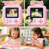 Appareil Photo Numérique IA, Appareil Photo Enfant, Écran IPS 2,4" Appareil Photo Instantané Enfant 1080P avec Détection d’Objets, Chat IA, Bluetooth et Wi-Fi