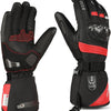Gants Chauffants pour Moto, Interrupteur À Double Voltage, Batterie 3000mAh Ou Câble De Charge 12V Moto, Étanches Taille L