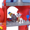 PAW Patrol - Pat Patrouille - Caserne De Pompiers Fire Rescue - Voiture Figurine Marcus À Collectionner - Effets Sonores Et Lumineux - Pat Patrouille Jouet - Voiture Enfant